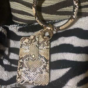 Cardholder with key ring